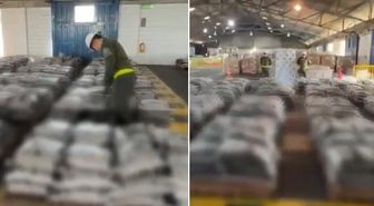 Kolombiya'nın Cartagena Limanı'nda 2 ton 400 kilogram uyuşturucu madde yakalandı