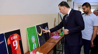 Çemişgezek'te öğrenciler yıl sonu sergisi açtı