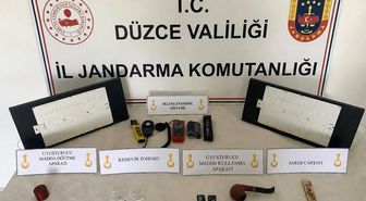Düzce'de jandarmadan uyuşturucu operasyonu