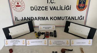 Düzce'de kaçakçılık ve uyuşturucu operasyonlarında 10 şüpheli yakalandı
