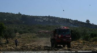 İzmir Urla'da Orman Yangını Kontrol Altına Alındı