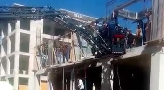 Malatya'da inşaattan düşen işçi yaralandı