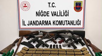 Niğde merkezli silah kaçakçılığı operasyonunda 14 zanlı yakalandı
