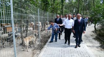 Vali Soytürk, Sahipsiz Sokak Hayvanları Bakımevi ve Rehabilitasyon Merkezini ziyaret etti