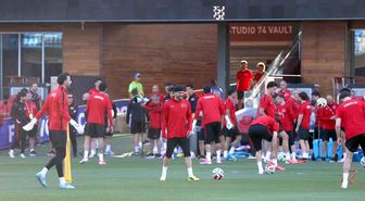 A Milli Futbol Takımı, San Francisco'daki ilk antrenmanını yaptı