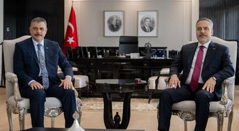 Bakanlar Fidan ve Çiftçi, Ankara'da görüştü