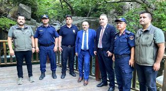 Balıkesir Valisi İsmail Ustaoğlu Kazdağı Milli Parkı Hasanboğuldu alanında incelemelerde bulundu
