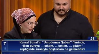 'Ben buraya ... çıktım, ... çıktım, ... çıktım' repliğinde sırasıyla boşluklara ne gelmelidir?