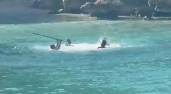 Denizde şişe ve sopayla darp olayında 3 tutuklama