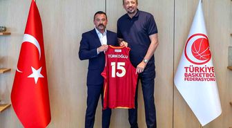 Galatasaray'dan TBF Başkanı Türkoğlu'na ziyaret