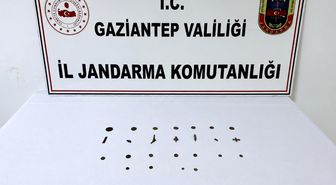 Gaziantep'te 19 adet tarihi eser sikke ele geçirildi: 1 gözaltı