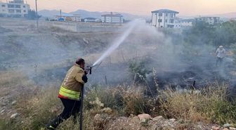 Hassa'da bahçe yangını
