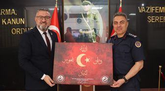 Şehit Aileleri ve Gaziler Dernek Başkanlarından Jandarma Komutanına Ziyaret