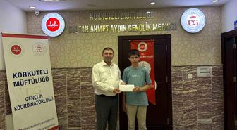 Korkutelili Öğrenciden Umre Ödüllü Yarışmada Birincilik