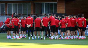 A Milli Futbol Takımı, Paraguay maçı hazırlıklarını tamamladı