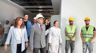 ADÜ Rektörü Kent, devam eden çalışmaları inceledi