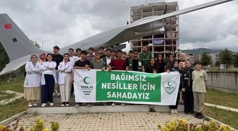 Alaçamlı öğrenciler Samsun'daki tarihi ve turistik yerleri gezdi
