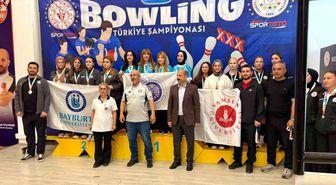 Atatürk Üniversitesi bowlingde Türkiye'nin zirvesine adını yazdırdı