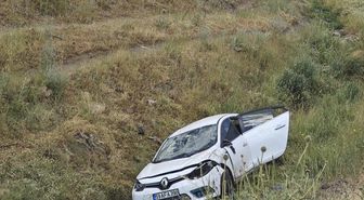 Bingöl'de otomobilin şarampole devrilmesi sonucu 1 kişi yaralandı
