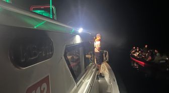 Bodrum'da yardım talep eden 32 kaçak göçmen kurtarıldı