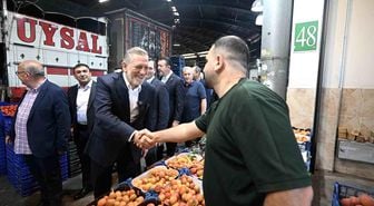 BTSO Başkanı İbrahim Burkay'dan Bursa Kent Hali'ne ziyaret