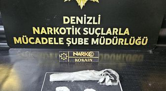 Denizli'ye 101 gram kokain getiren 4 şüpheliden 2'si tutuklandı