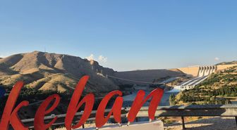 Elazığ'da Keban Barajı'nda su tahliyesinin ardından kapaklar kapatıldı