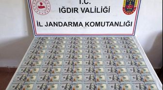 Iğdır'da 10 bin dolar değerinde sahte banknot ele geçirildi