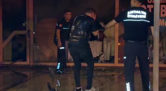 İş yerini yanarken görünce gözyaşlarını tutamadı