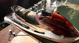 Jet-ski ile kaçtı, Milli Park'ta yakalandı