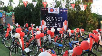 Kilis'te 25 çocuk için geleneksel sünnet şöleni düzenlendi