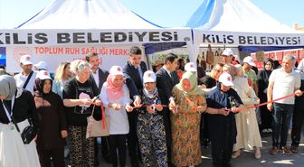 Kilis'te Toplum ve Ruh Sağlığı Merkezi el sanatları sergisi açıldı