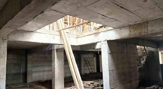 Kütahya'da inşaatta iskele çöktü: 4 işçi yaralandı