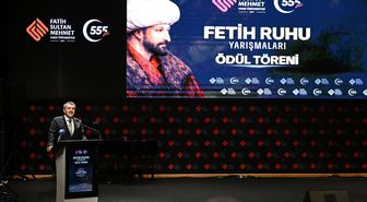 Milli Eğitim Bakanı Tekin 'Fetih Ruhu Yarışmaları Ödül Töreni'nde konuştu Açıklaması