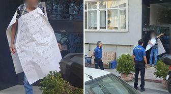 Parasına haciz uygulandığı iddiasıyla kendisine zarar vermeye çalıştı