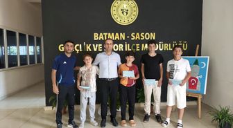 Sason'da başarılı sporcular ödüllendirildi