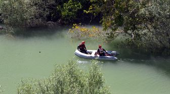 Su seviyesi yükselince nehirde kayboldu, arama çalışması başlatıldı