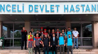 Tunceli'de deprem ve arama kurtarma tatbikatı düzenlendi