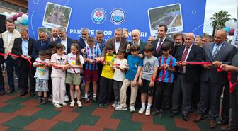 Beşikdüzü'nde 4 çocuk parkı hizmete açıldı
