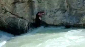 Ceyhan Nehri'nde boğulan vatandaşın son görüntüsü ortaya çıktı