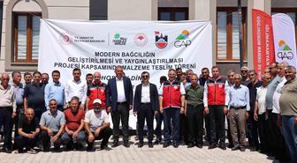 Dicle'de çiftçilere yüzde 50 hibeli tarım aletleri dağıtıldı