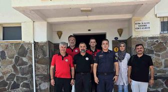 İZAKUT'tan Çandarlı Jandarma'ya anlamlı ziyaret
