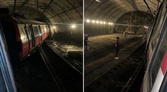 Kadıköy- Sabiha Gökçen metro hattındaki kazanın yeni görüntüleri ortaya çıktı