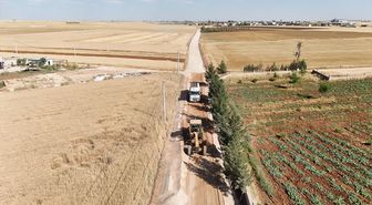 Mardin'de 2 mahallede asfalt öncesi hazırlıklar sürüyor