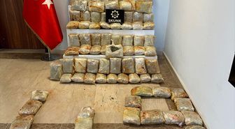 Muş'ta 60 kilogram uyuşturucu ele geçirildi