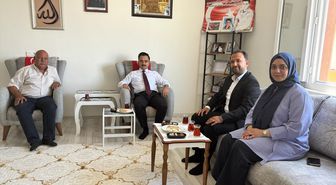 Kaymakamdan şehit ailesine Babalar Günü ziyareti