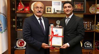 Taşköprü'de hakim Kürşat Tarık Açıkgöz'e fahri hemşehrilik beratı