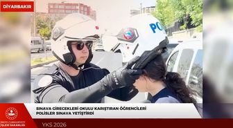 YKS'ye geç kalma tehlikesi yaşayan adayların yardımına güvenlik güçleri yetişti