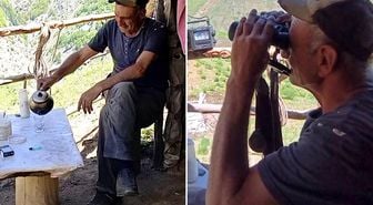40 yıldır yaylada tek başına yaşıyor! Geceleri ayı ve kurt nöbeti tutuyor