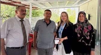 Kaymakam'dan Şehit Babalarına Ziyaret